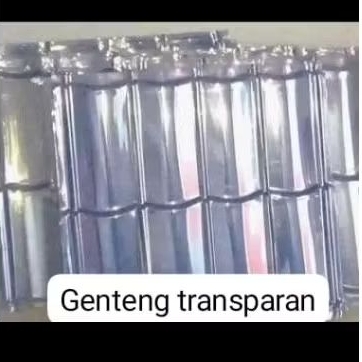 genteng metal transparan