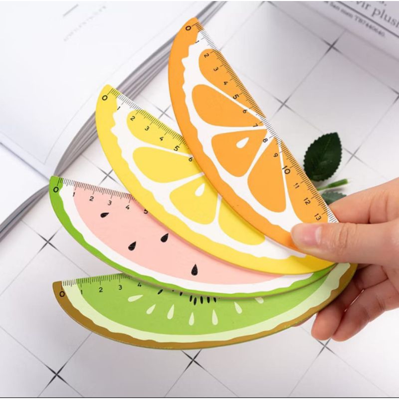 

COD Penggaris Unik Bentuk Buah Premium Beraneka Motif Bahan Kayu / Penggaris Lucu