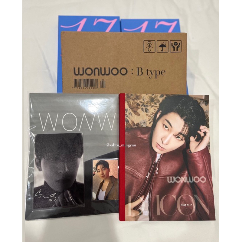 WONWOO DICON ISSUE MAGAZINE - PHOTOBOOK CALENDAR PHOTOCARD