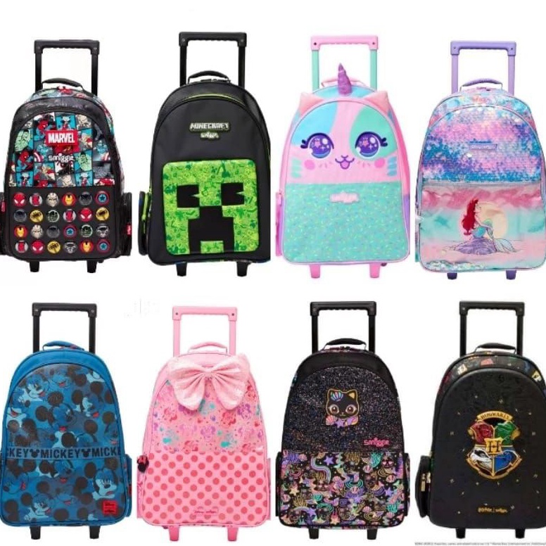 KODE H42I TAS TROLLEY SMIGGLE BACKPACK TAS RODA SMIGGLE