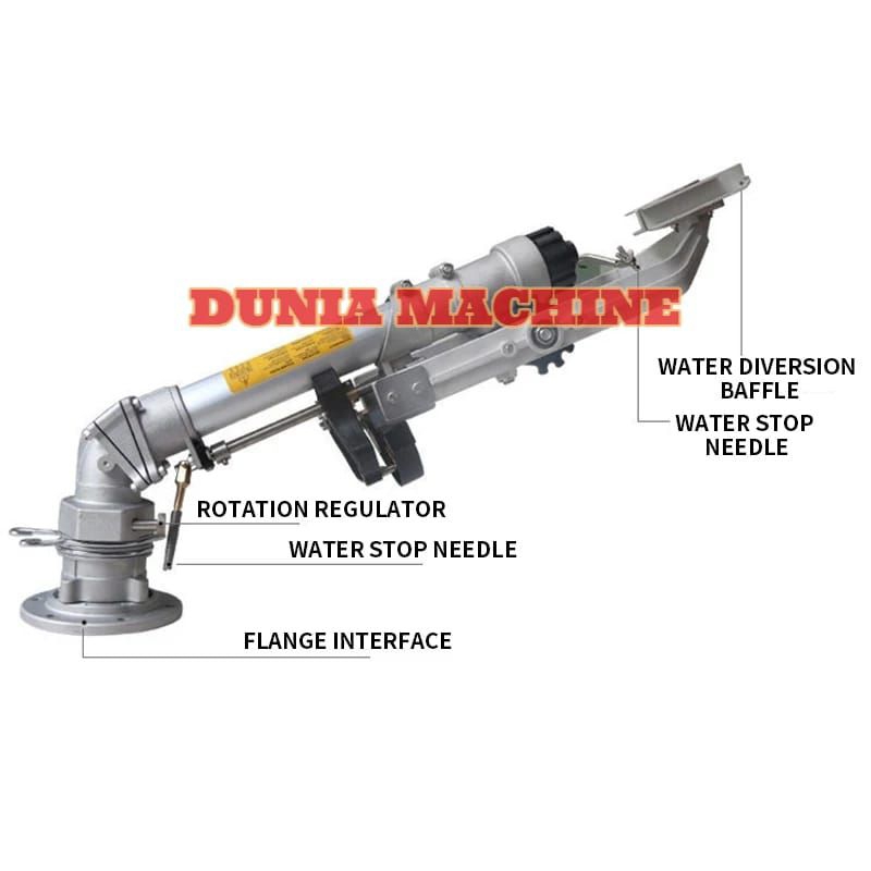 sprinkler big gun CRONOUS radius siram 45-55 meter sprinkler pertanian alat siram tanaman