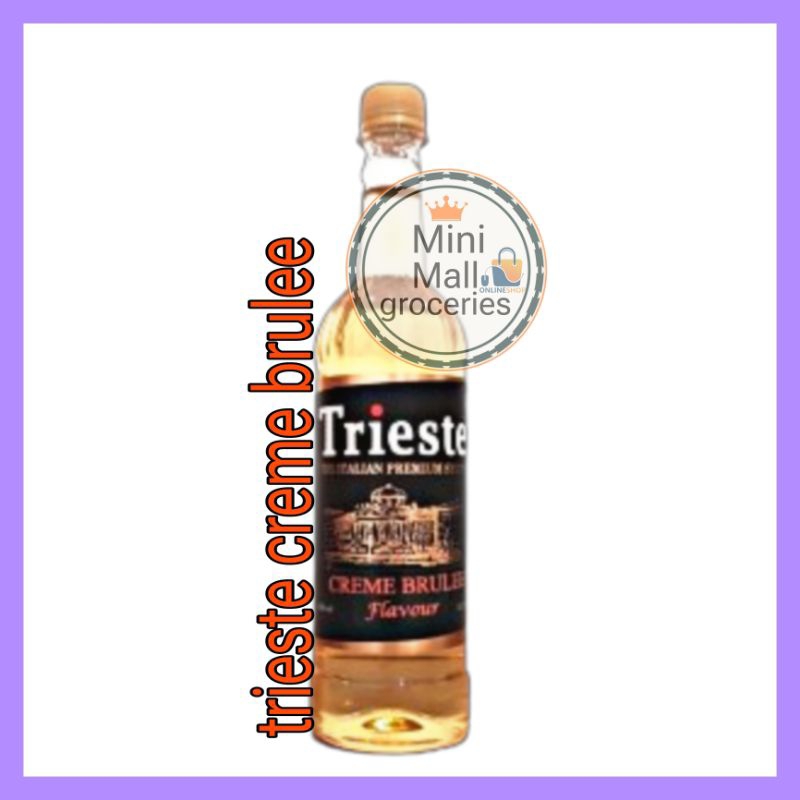 

syrup trieste creme brulee 650ml / sirup trieste creme brule 650 ml