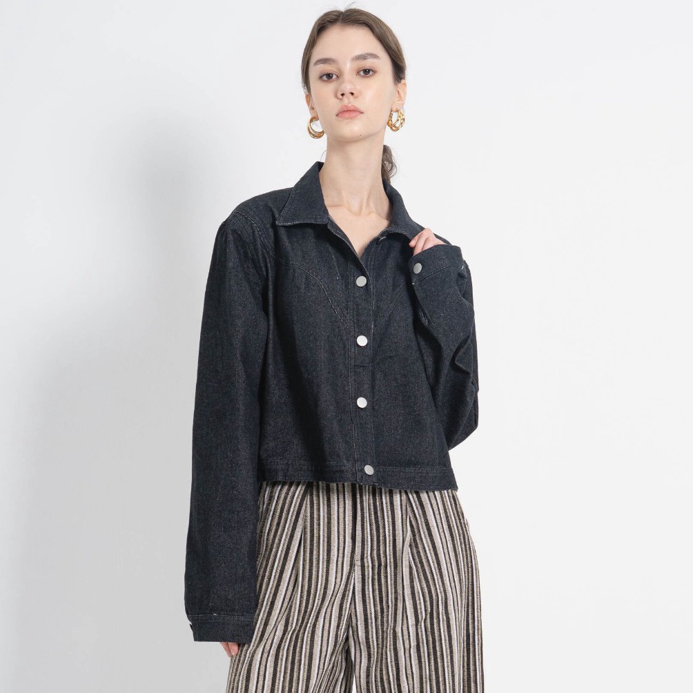 KODE I64T This Is April Outer Denim Wanita Lisa Jacket