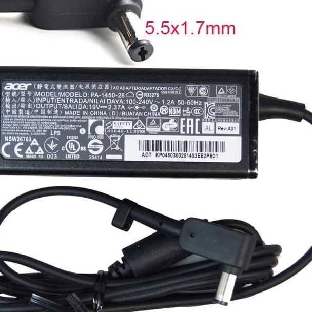 Mega Adaptor Charger Laptop Acer Aspire 3 A31111 A31131C64M A31421 A31431 A31432 A31433 A31441 A3154