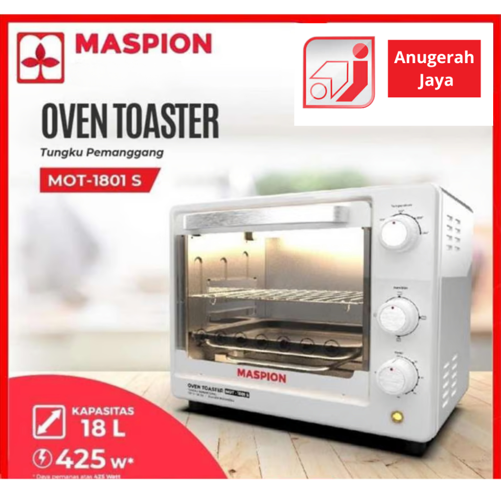 Oven Listrik Maspion MOT 1801 / Elektrik Oven Maspion MOT 1801