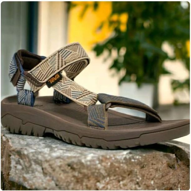 Sandal Teva Men's Hurricane XLT2 - Sandal Gunung Teva Original - Borderless Brown Multi