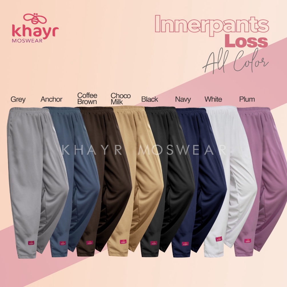 KODE C86K Inner Pants Loss Celana Legging Daleman Gamis By Khayr Moswear