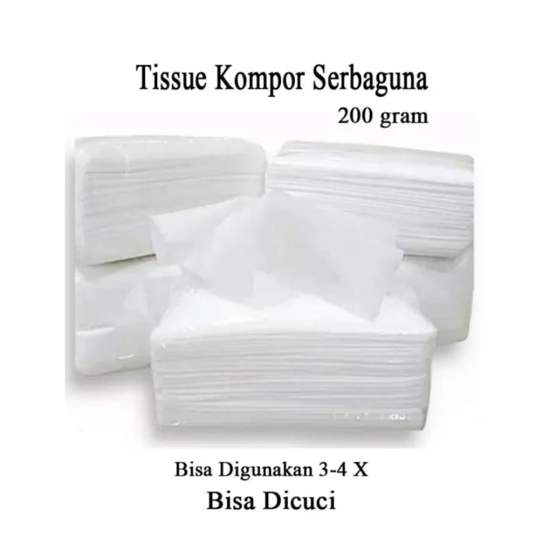 tisu serbaguna lap kompor ajaib bisa dicuci ulang 200 gram