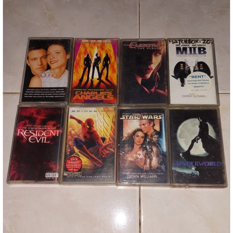 kaset barat ost BOUNCE / CHARLIE ANGELS / ELEKTRA / MIIB / RESIDENT EVIL / SPIDER-MAN / STAR WARS / 