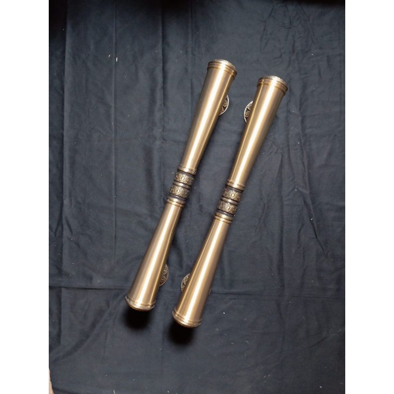 Handle Pintu Rumah Kuningan Godo Polos 44 cm