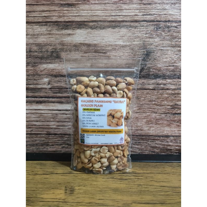 

Kacang Panggang RAYRA Golden Plain 125 gram Halal