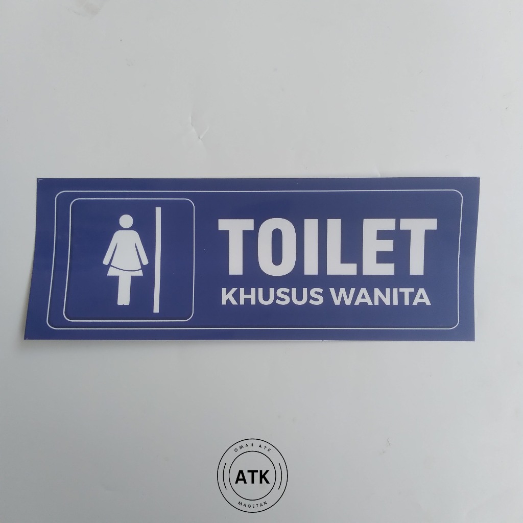 

Stiker Kamar Mandi - Stiker Toilet - Toilet Wanita - Kamar Mandi Wanita - Toilet Perempuan