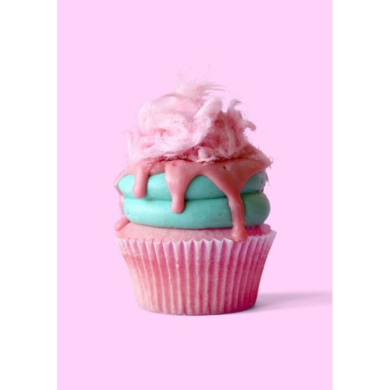 

bubble gum cupcake