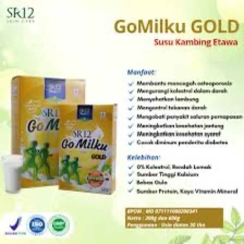 

SUSU KAMBING ETAWA SR12 GOMILKU GOLD