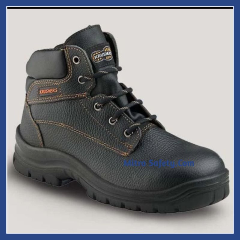 Sepatu Safety Krushers Dallas Black Original / Safety Shoes Krusher Dallas