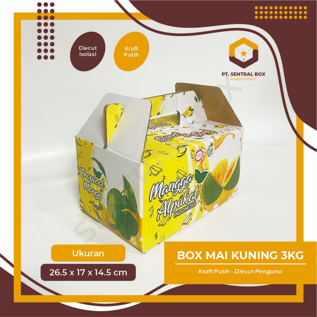 

Kardus/Box Mangga Alpukat Isi 6 (3KG) partisi/kardusmangga/kardusmurah/karduspacking/kardus/mangga/alpukat/harummanis/packaging