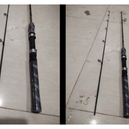 Alat Pancing Kuat Joran Daido Mini Stik Solid Carbon 150cm Rod Kolam