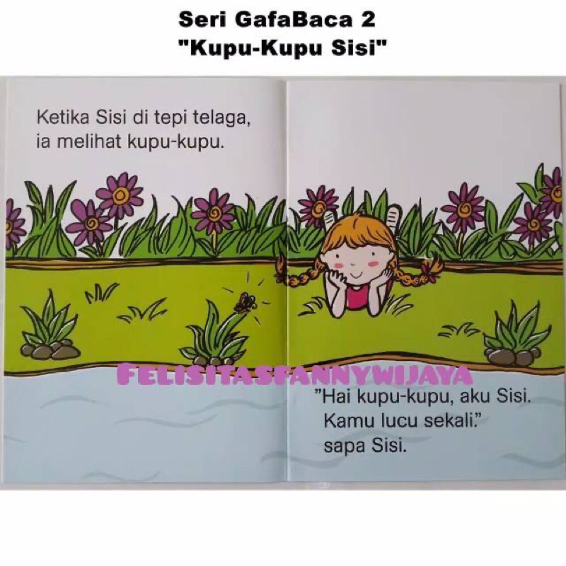 ABmart Seri 2 Buku Anak TK PAUD Belajar Membaca GafaBaca Gafa Baca Buku Cerita Anak