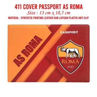 Cover Passport AS Roma Sampul Buku Paspor Case Holder Document Travelling Organizer 411