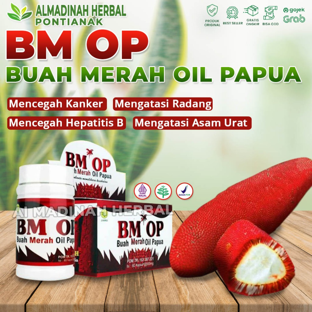 

BM OP/ Buah Merah Papua 60 Kapsul