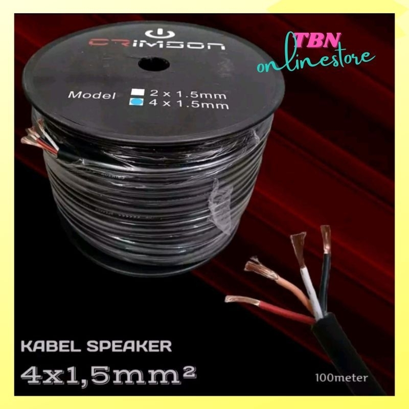 KABEL AUDIO KABEL SPEAKER 4x2.5mm CRIMSON Kabel Tasker PERMETER
