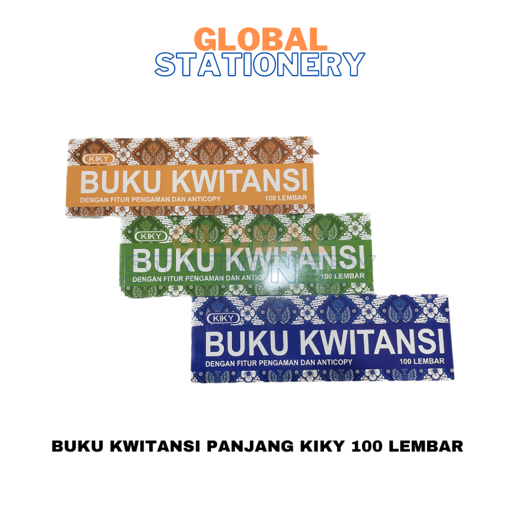 

BUKU KWITANSI KIKY 100 LEMBAR PANJANG