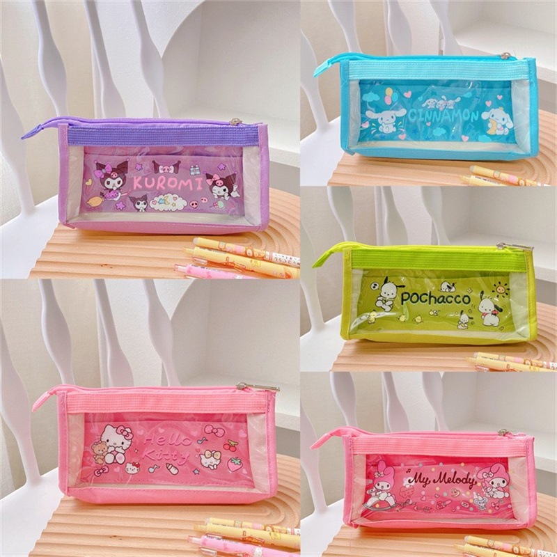 

GM - KOTAK PENSIL 6 SEKAT SANRIO | PENSIL BAG SANRIO | TEMPAT PENSIL PULPEN SANRIO | TEMPAT PENSIL KAIN | TEMPAT MAKEUP | TAS MAKE UP | MINI BAG SANRIO | TEMPAT PULPEN | KUROMI | CINAMORROL | MELODY