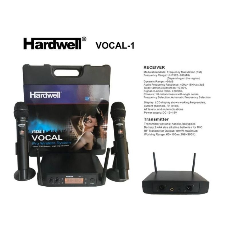 Mic Wireless Hardwell Vocal 1