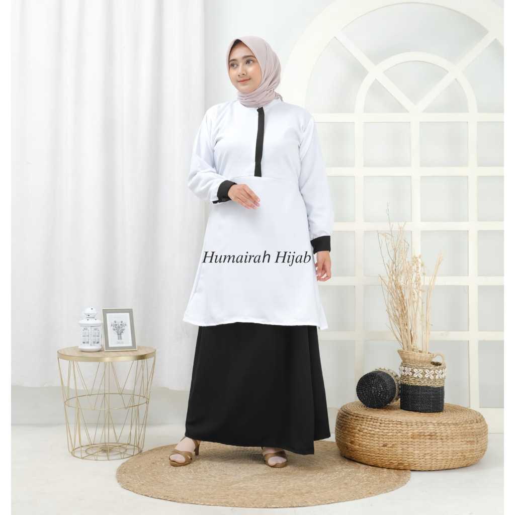 SERAGAM DINAS WANITA { SET TUNIK + CELANA } GAMIS SERAGAM DINAS GURU/ PNS /PEMDA