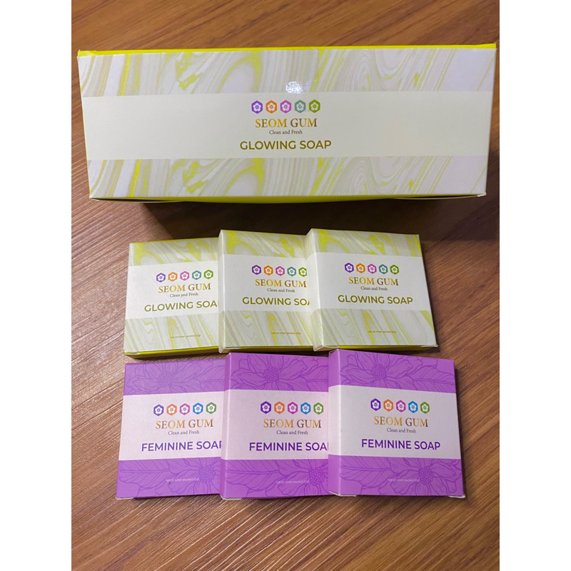 SABUN SEOM GUM GLOWING / SEOM GUM FEMININE SOAP / SABUN GLOWING MULTIFUNGSI ORI BPOM
