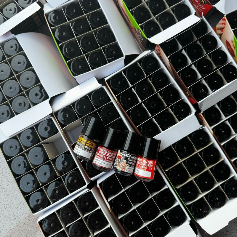 HENNA Nail Polish Al LATIF halal BPOM