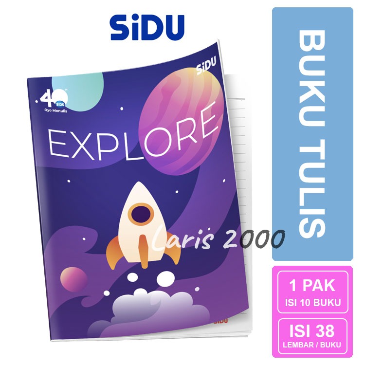 

H7Y Buku Tulis Sinar Dunia SIDU 38 Lembar Anti Sobek