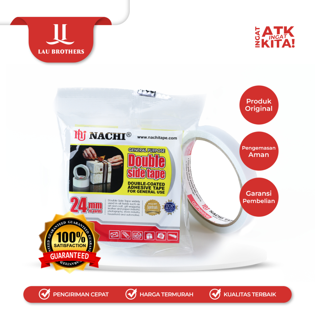 

NACHI DOUBLE TAPE 0.5” (1ROLL)