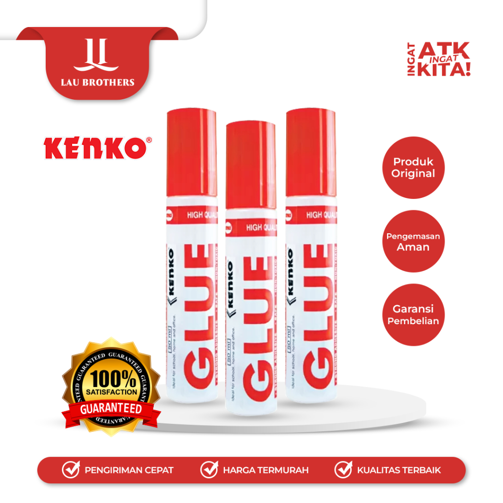 

KENKO LEM CAIR/ LIQUID GLUE 50ml GL-R50 (1PC)