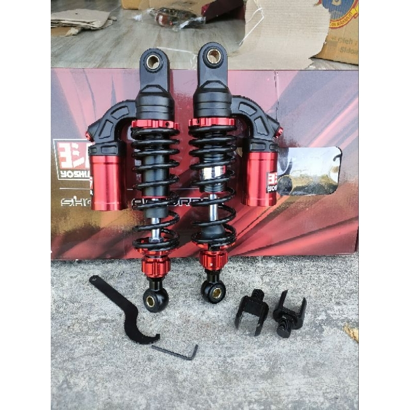 skok tabung Yoshimura ukuran 28,5 dan ukuran 32 all motor sport bebek matic ( free dudukan skok mati