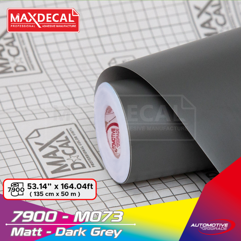 MAXDECAL 7900 - M073 Matt Doff Dark Grey 135 cm Wrap [METERAN]