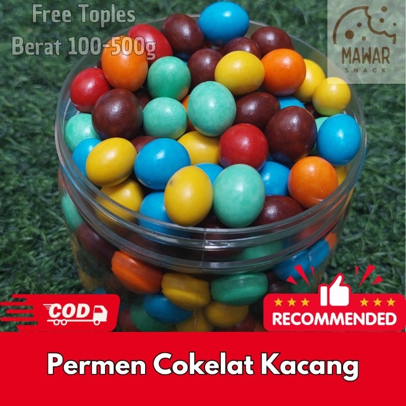 

permen coklat warna warni 100gram biskuit bola warna