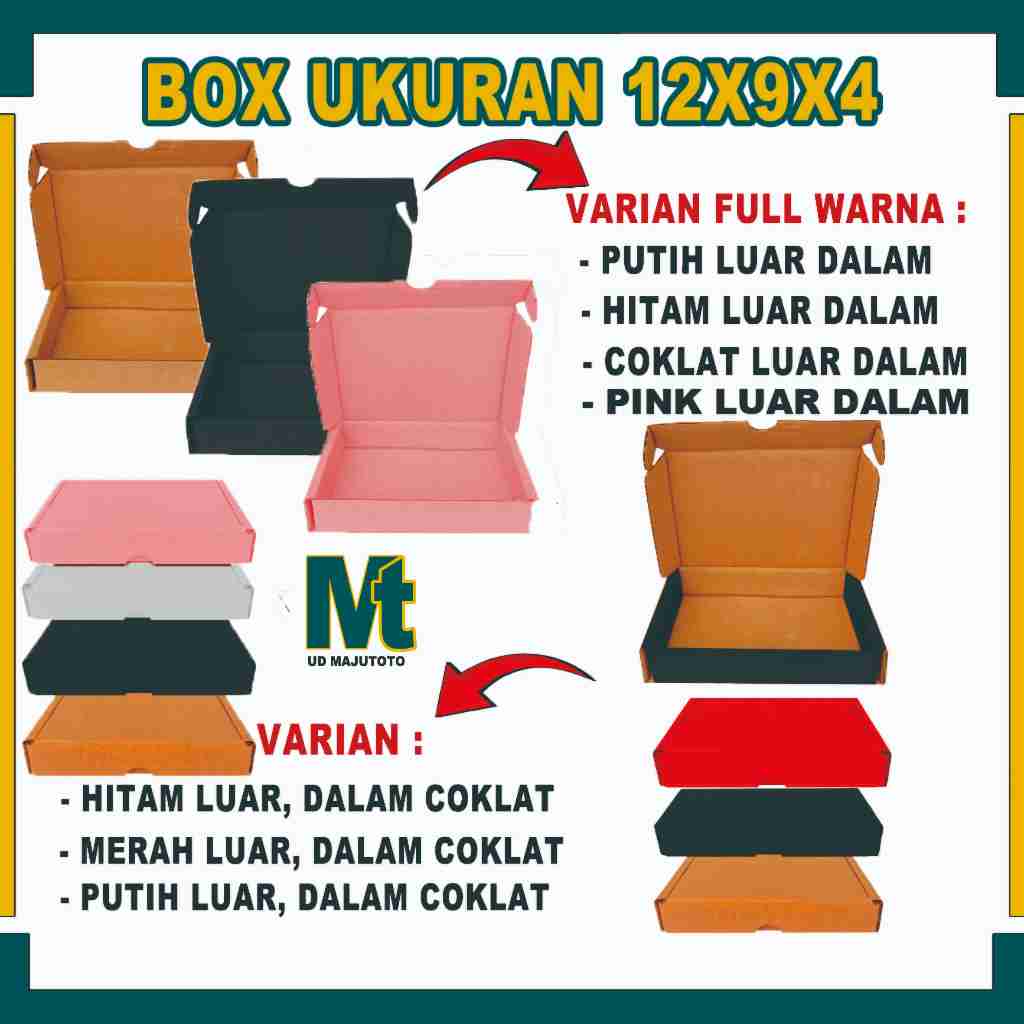 

Box 12x9x4cm / Box Lipat Samping / Kardus Polos / Box Pernak Pernik