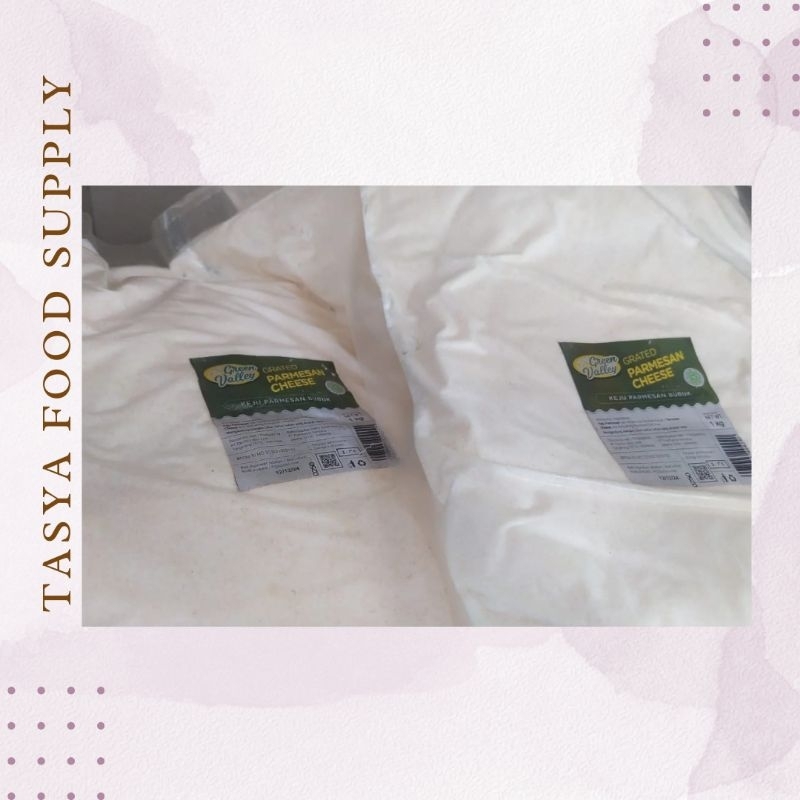 

Parmesan Cheese Greenvalley ukuran 1kg / keju bubuk cheese permesan murah