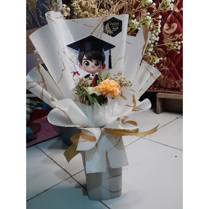

buket topper wisuda