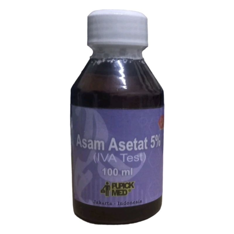 Reagen Asam Asetat 5% Larutan IVA Tes Kit 100 ml