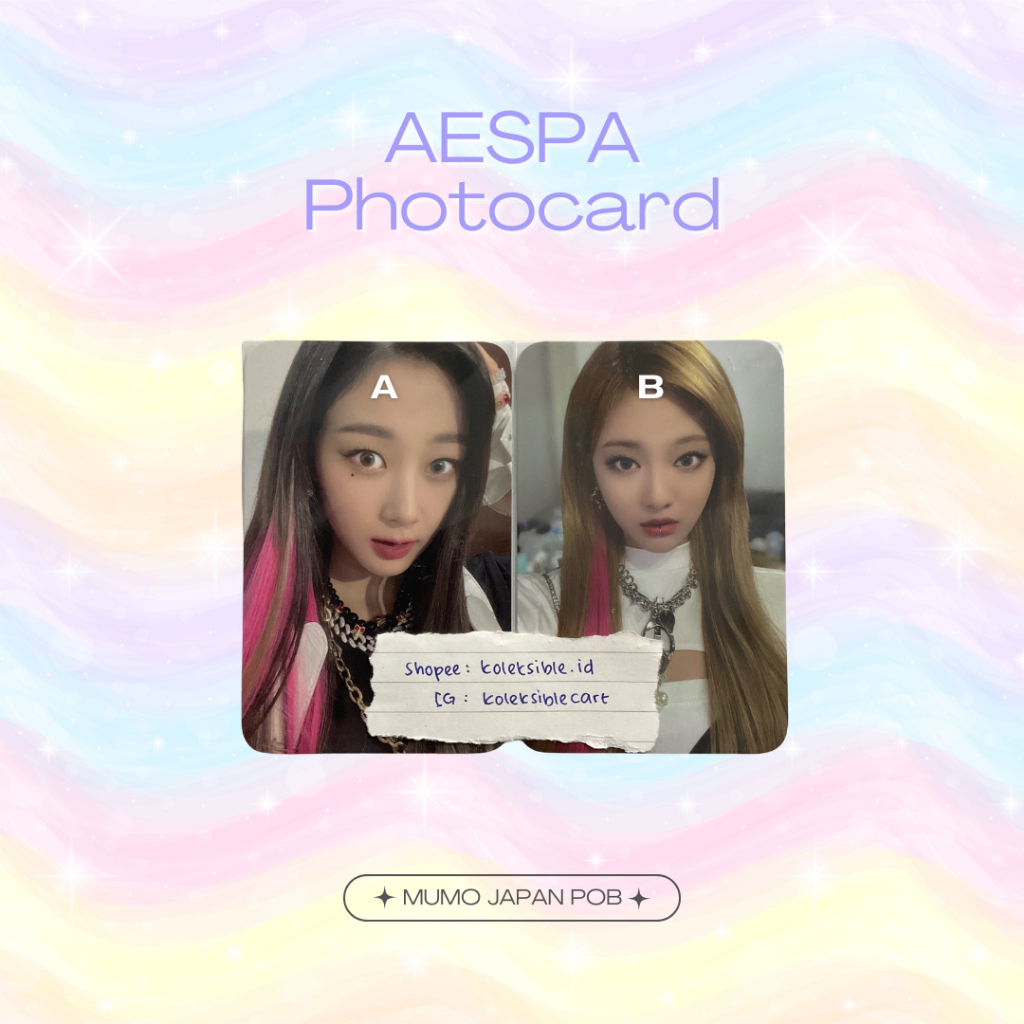 [READY STOCK] PC AESPA Savage Mumo Japan POB Giselle Ningning