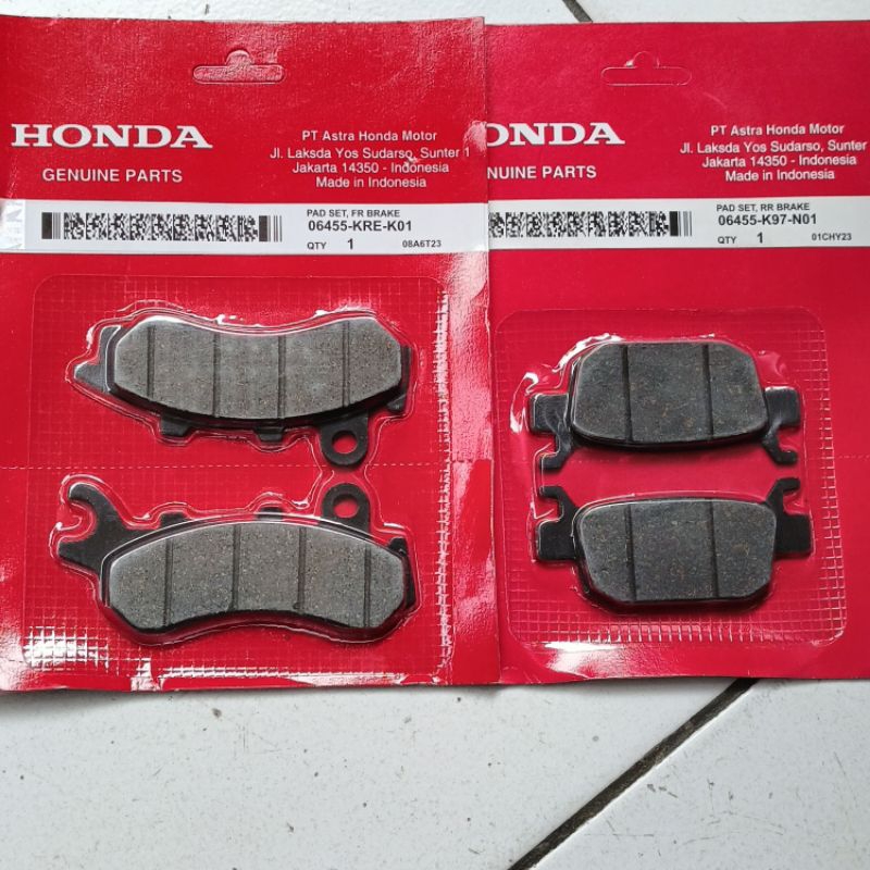 kampas rem depan belakang pcx 150 led cbs pcx 160