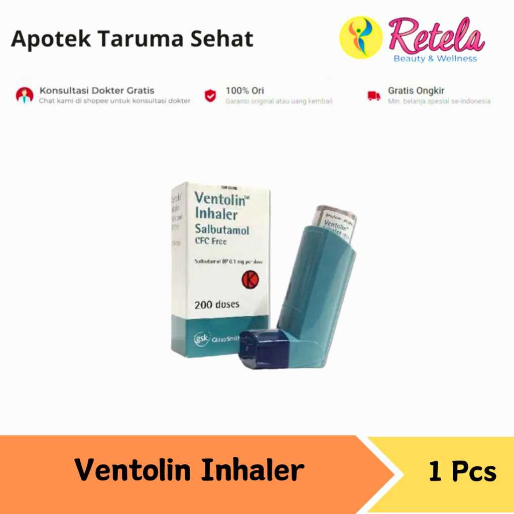 Ventolin Inhaler 100 mcg 200 Doses