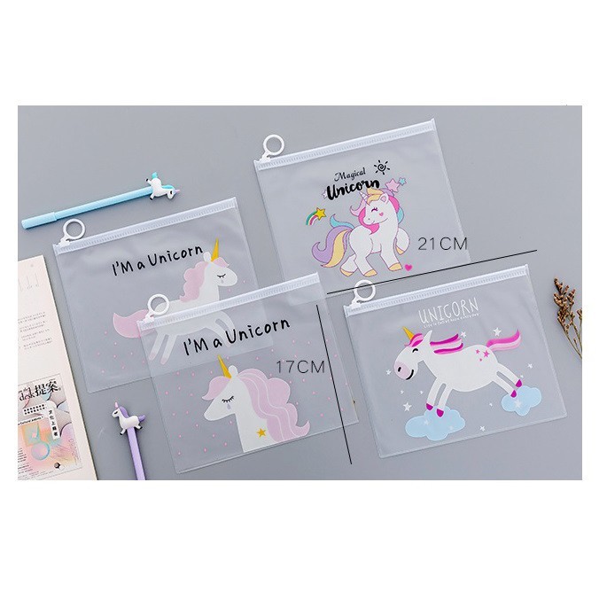 

Fortune APF07 Kotak Pensil Tempat Pensil Tempat Kosmetik Unicorn A5 Stationery File Folder