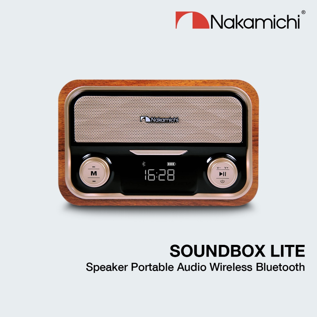 Nakamichi Soundbox LITE Speaker Portable Audio Wireless Bluetooth