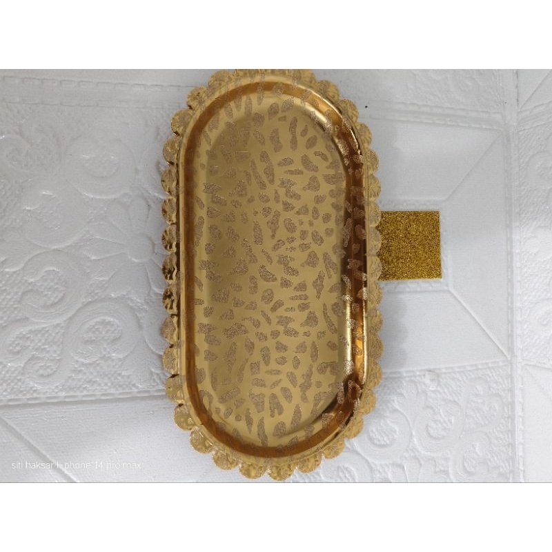 Nampan kuning/nampan arab/oleh oleh haji dan umroh