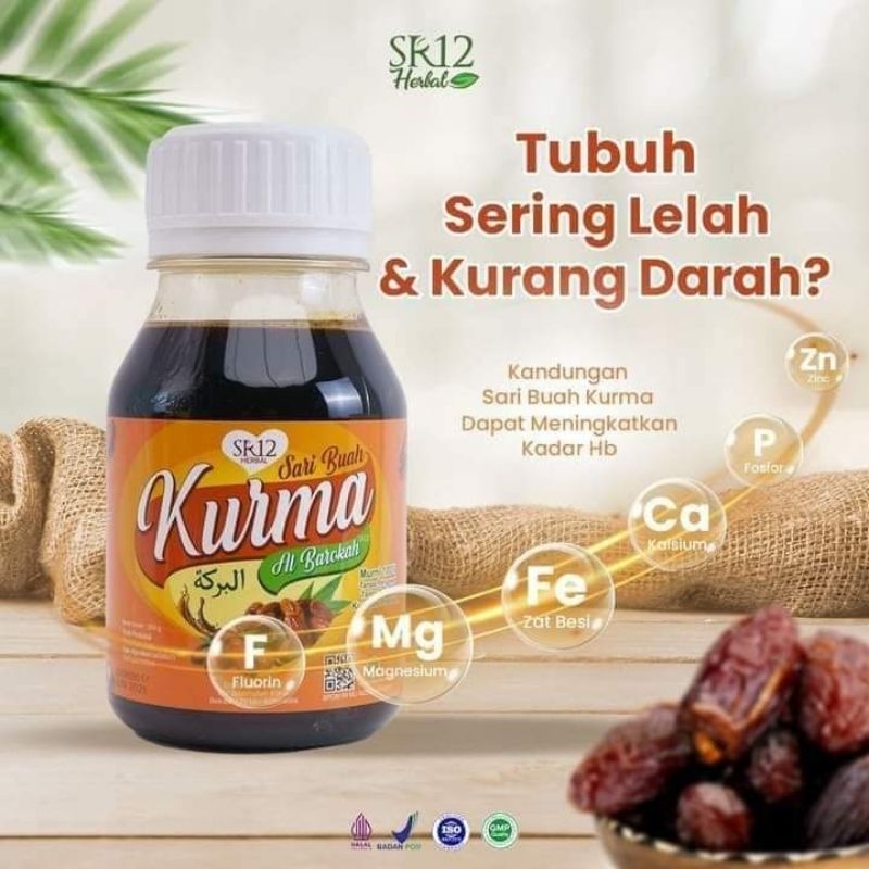 

Sari Buah Kurma Al Barokah SR12 / Kualitas Premium / 100% Murni Sari Buah Kurma Pilihan / Tanpa Pengawet, Tanpa Pemanis.