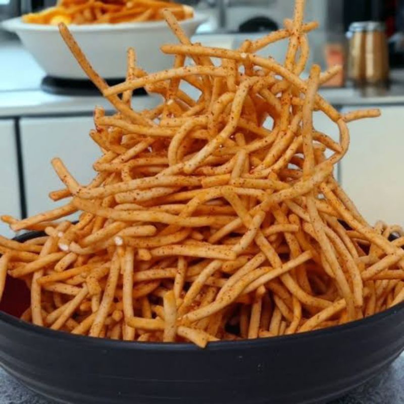 

Sistik pedas / mie pedas renyah gurih kemasan 500gr