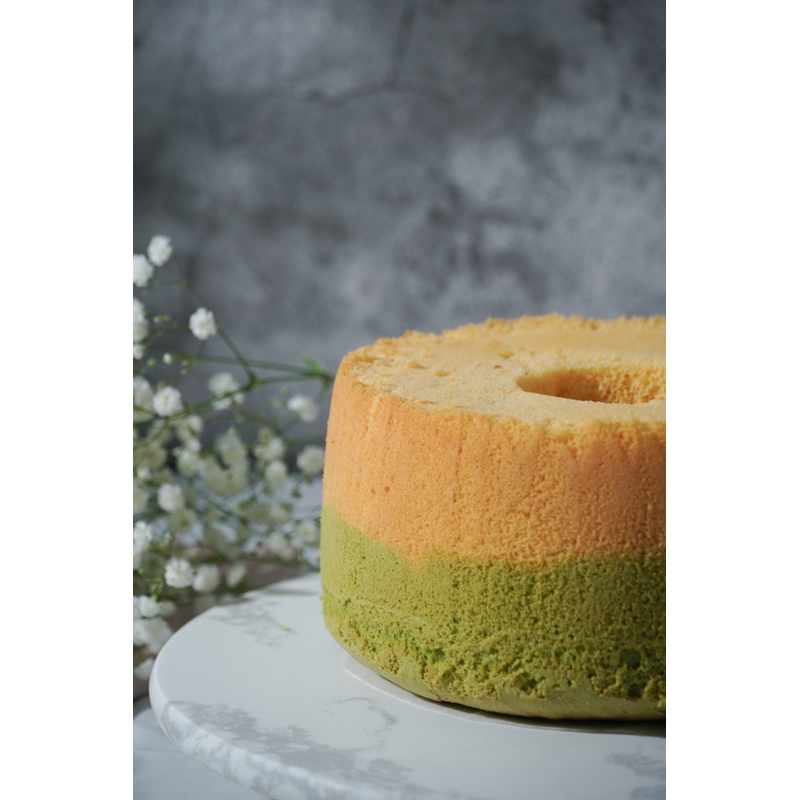 

Pandora Gluten-free Chiffon (Pandan & Orange GF Chiffon Cake)